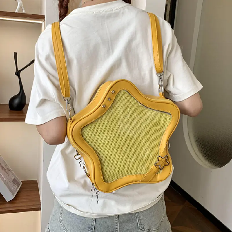 New Ita Bag Backpacks 2025 Popular Transparent School Bag for Women Sweet Chic Star Crossbody Bag Display Autumn Bolsa Сумка