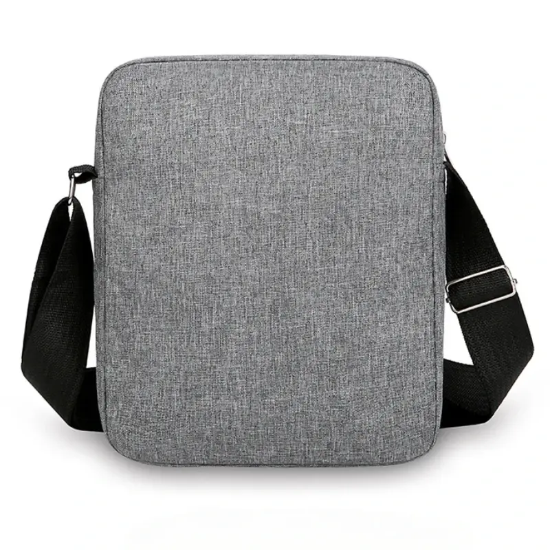New Men Crossbody Bags Men's Shoulder Bag Boy Messenger Bags Man Handbags for Travel Casual Large Satchel Grey Oxford Bag