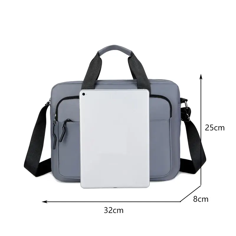 New Men's Large-capacity Horizontal Shoulder Bag Messenger Bag Briefcase Multifunctional Simple A4 Book Handbag Business Bag 가방