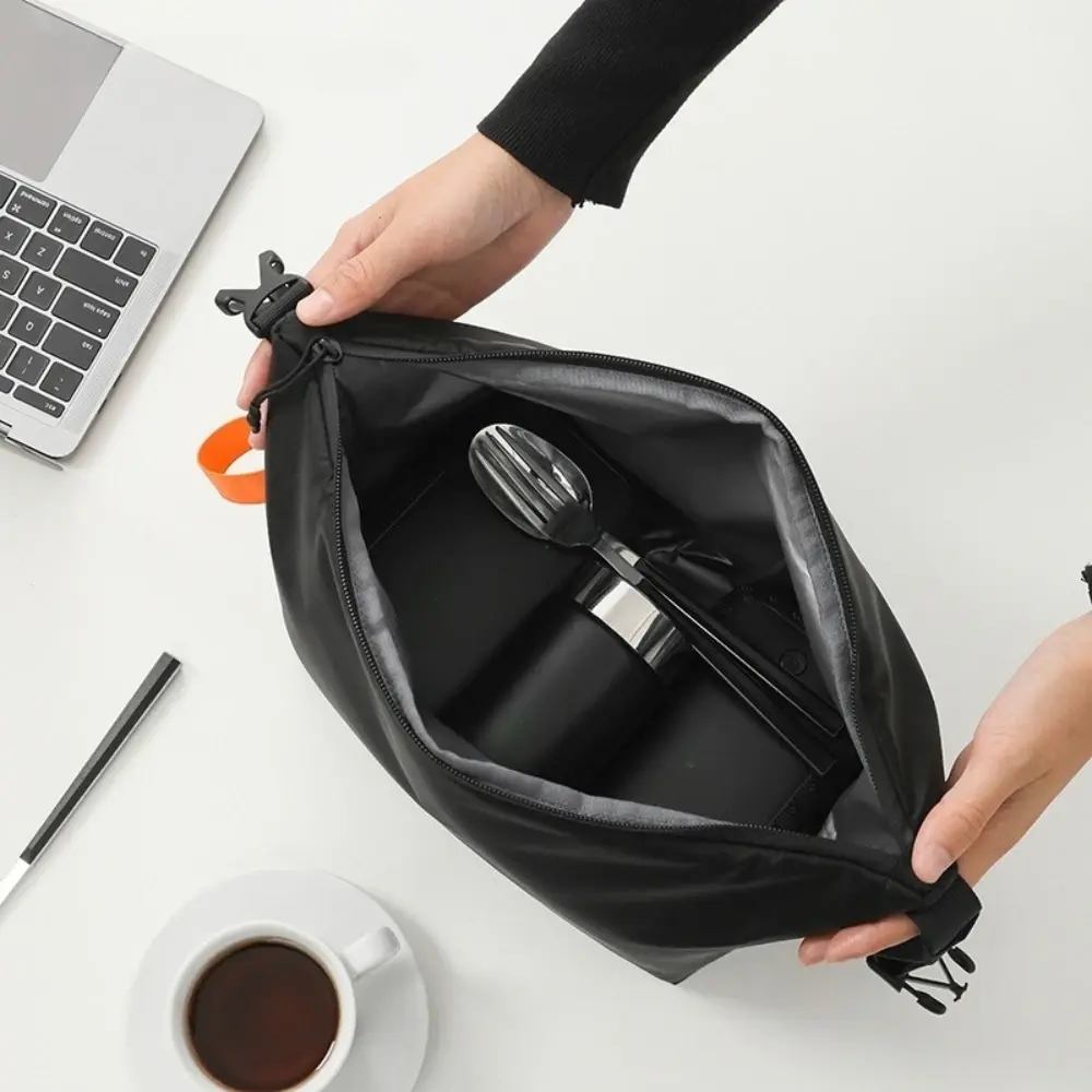 New Insulated Lunch Box Tote Bag Large Capacity Foldable Lunch Bag for Work Simple and Fashionable Storage Bag Lunch Box Сумка