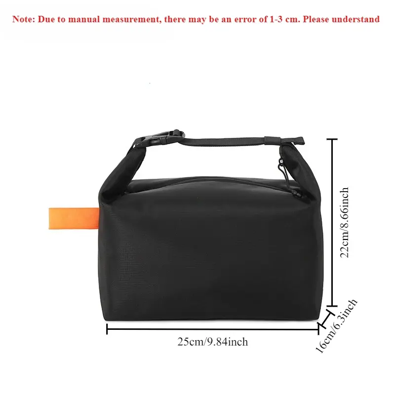 New Insulated Lunch Box Tote Bag Large Capacity Foldable Lunch Bag for Work Simple and Fashionable Storage Bag Lunch Box Сумка