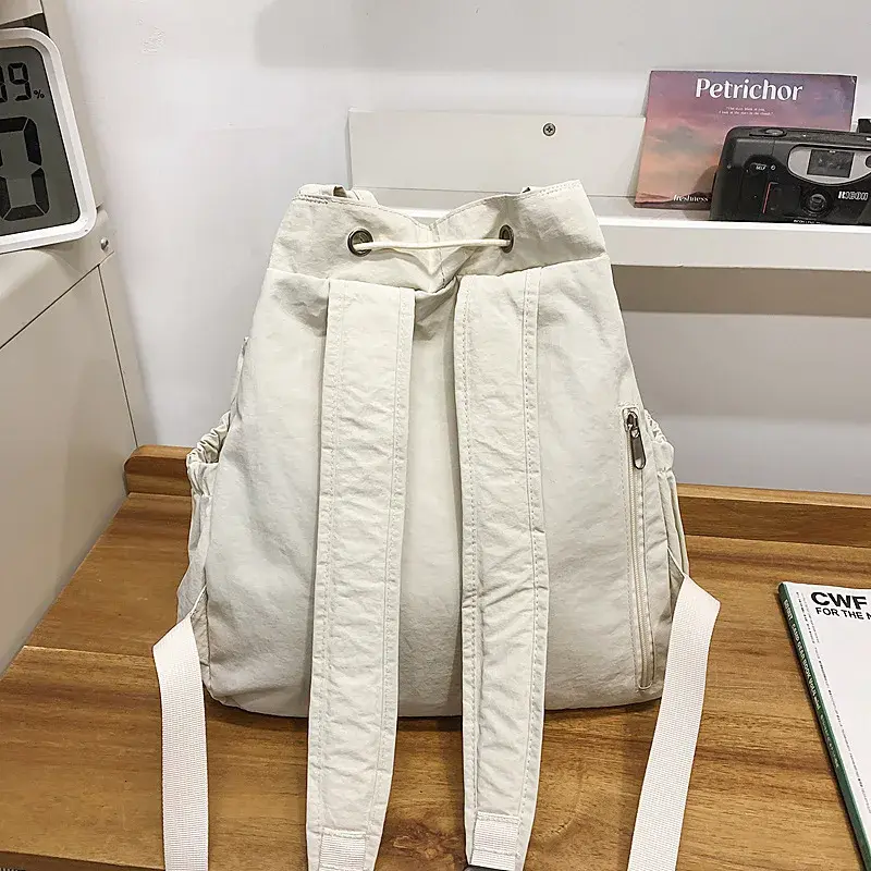 Travel Dual-Purpose Small Double Shoulder Bag Women Lightweight Trendy Brand College Student Class Commuting Simple Mountain
