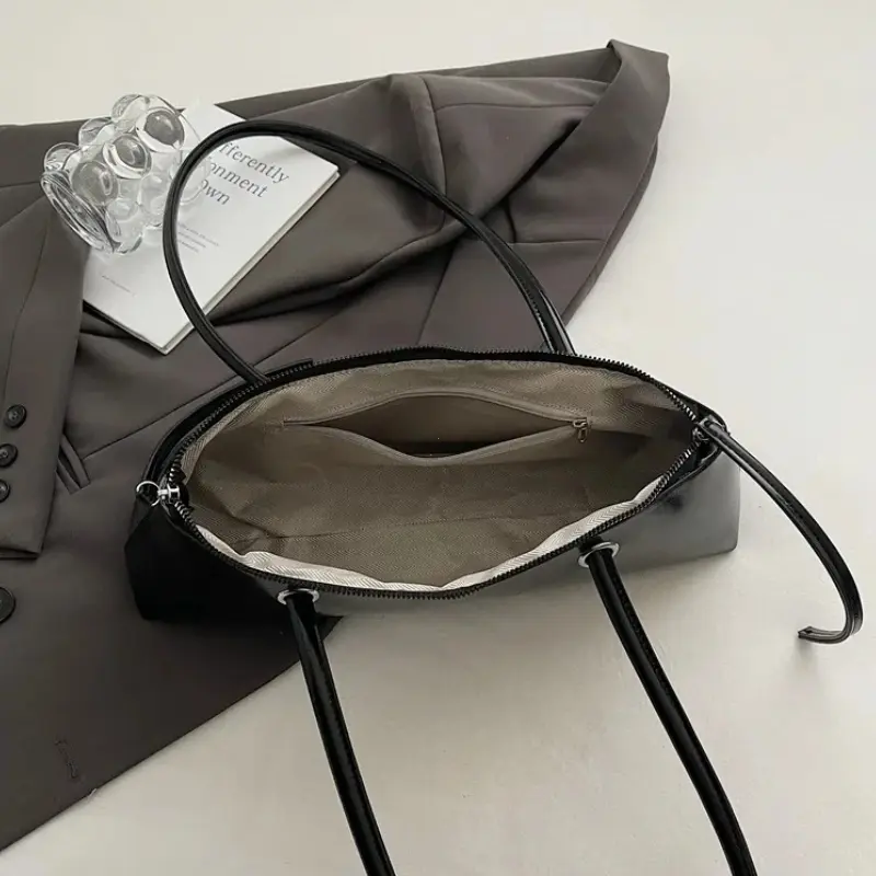 Fashion Women's Commuter Bag Quality Pu Leather Underarm Bag Ladies Large Capacity Shoulder Handbag Pillow Travel Bag Female