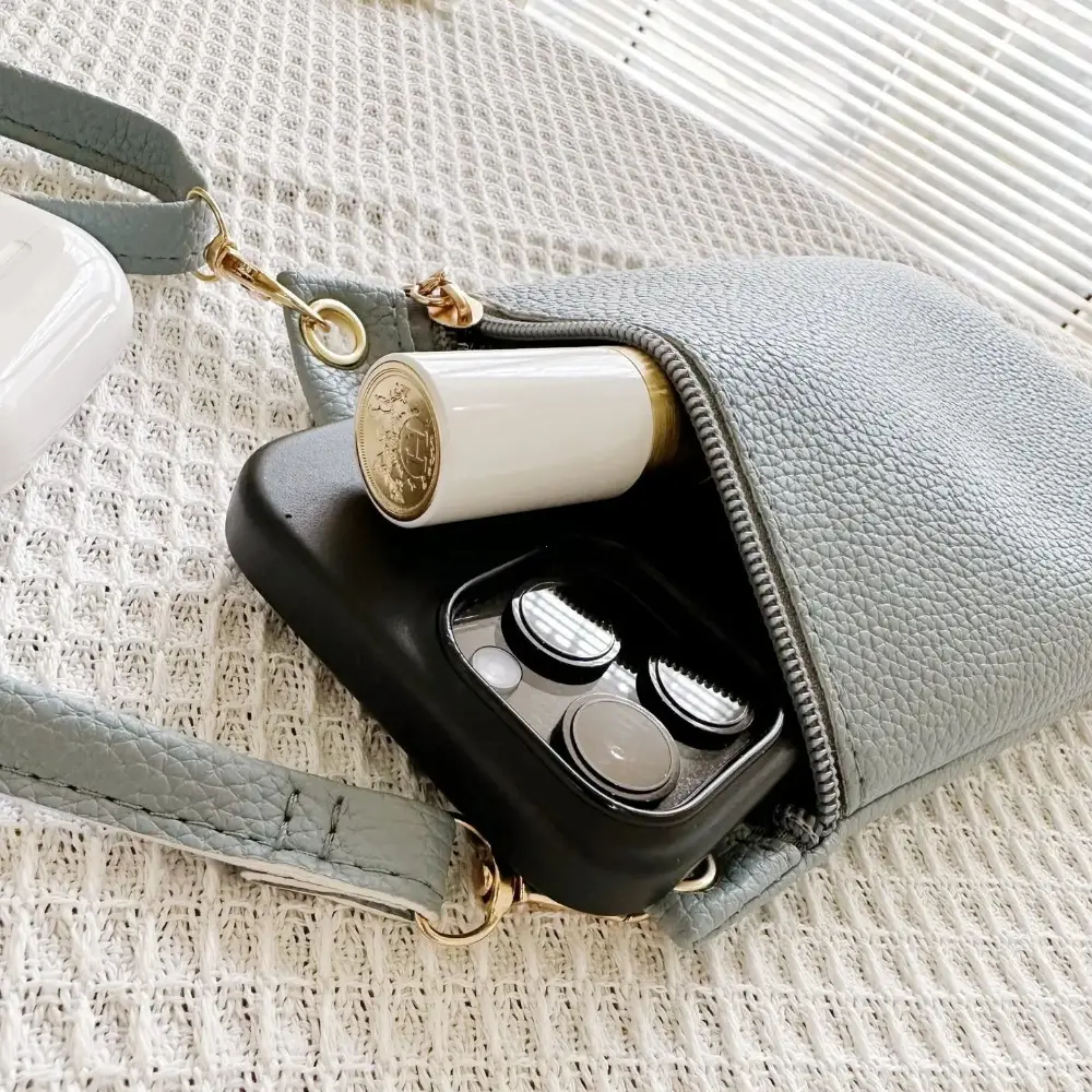Fashion Phone Bag Sweet Women's Convenient Shoulder Bag Purses and Handbags Mini Crossbody Bag PU Litchi Pattern Personalized