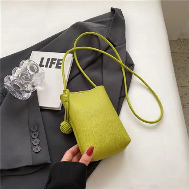 Women Leather Small Crossbody Bag Designer Cell Phone Bag Lightweight Fashion Shoulder Bag Ladies Travel Purses and Handbags