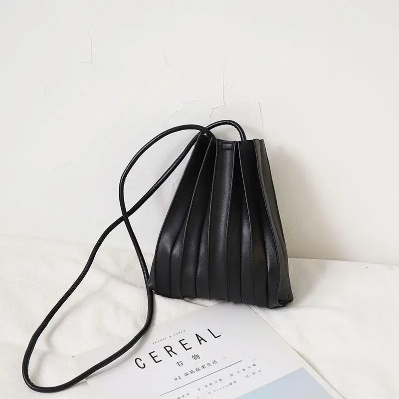 Soft PU Mobile Phone Bag Pure Colors Mini Single Shoulder Bag Durable Crossbody Bag for Women Girls Outdoor Storage Sac 6Colors