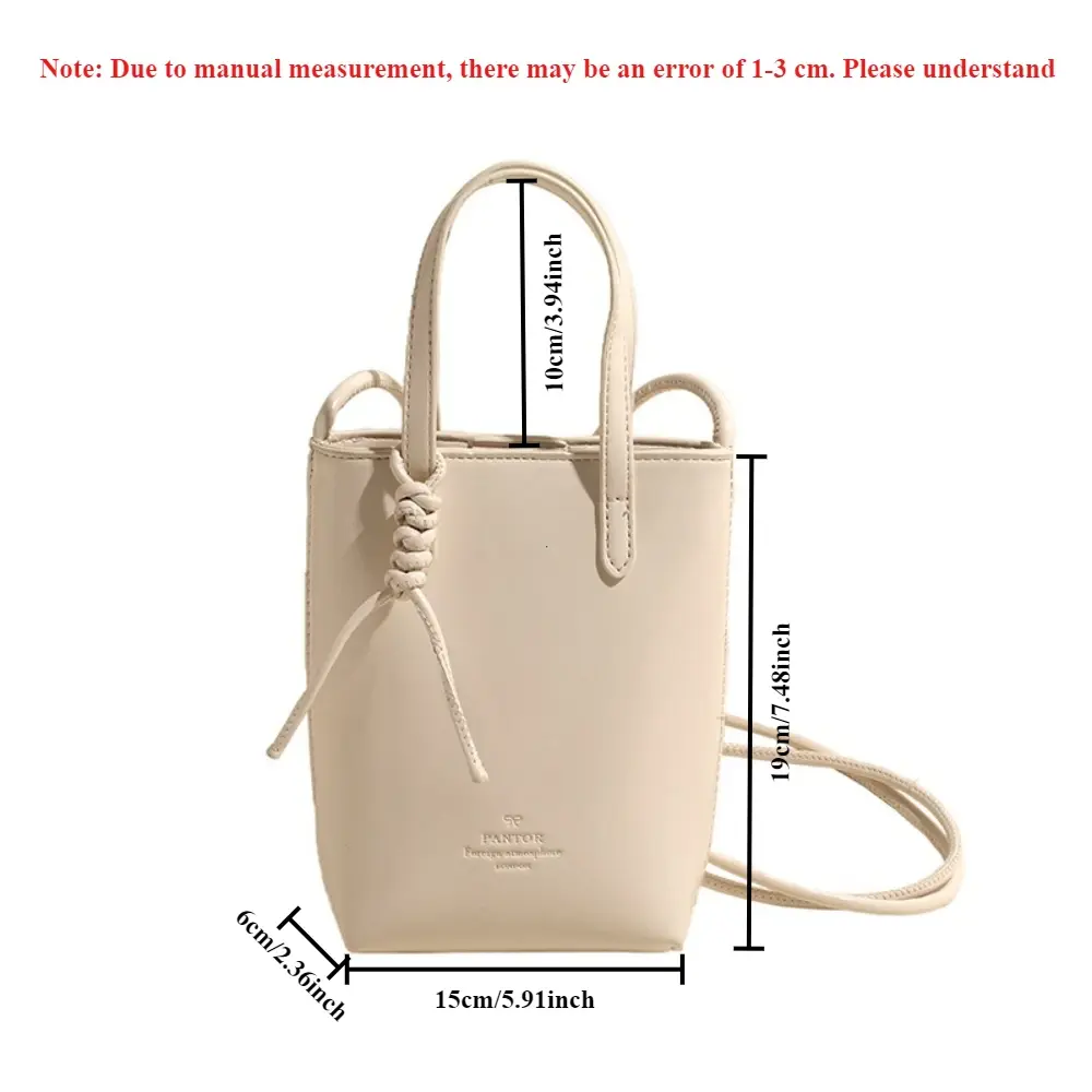 Women's Red Pu Leather Mini Crossbody Bag Summer Fashion Trend Female Cellphone Pouch Letter Pattern Small Handbag 2025 Сумка
