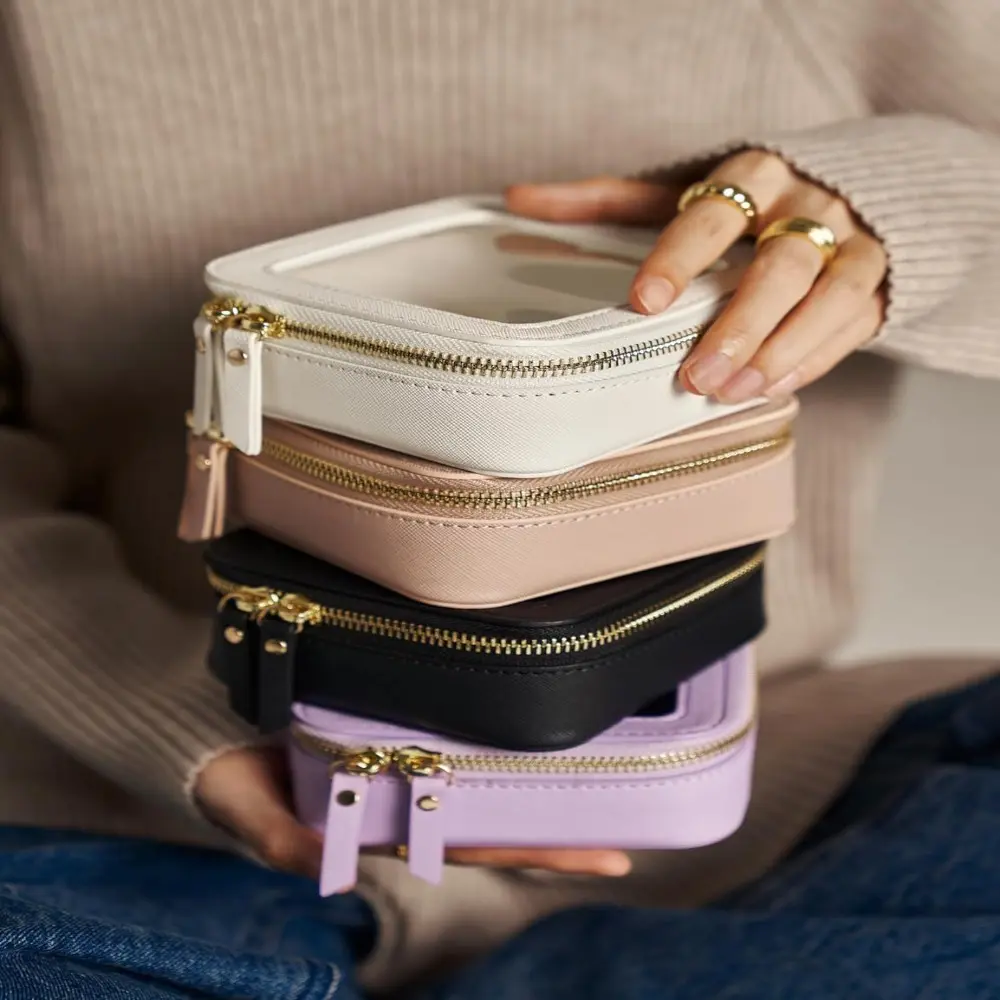 Travel Toiletries Bag Women Transparent  Makeup Bags Cosmetic Bags with Zipper Waterproof Wash Bag Large Makeup Bag for Women