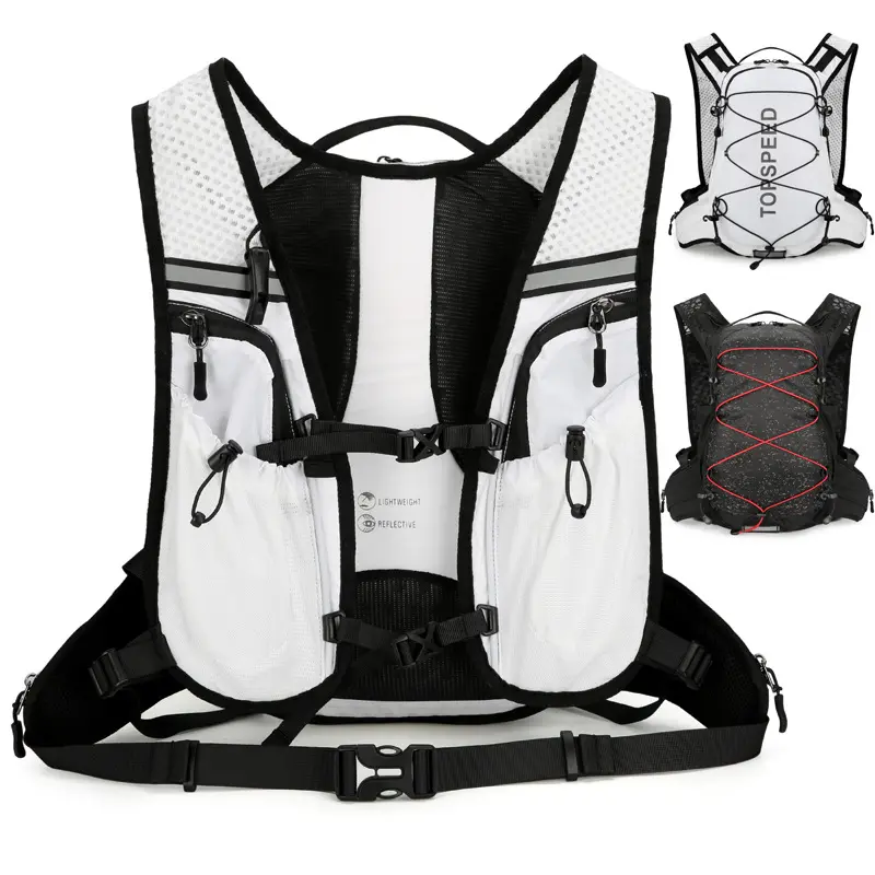 Outdoor multifunctional cycling backpack marathon water bag backpack folding lightweight hiking bag men's hiking backpacks