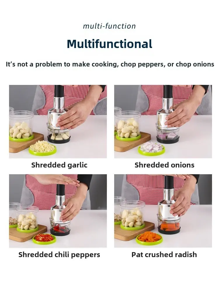 Clap knife garlic puree tool manual garlic crusher Garlic crusher Cutting onion ginger garlic kitchen supplies garlic crusher