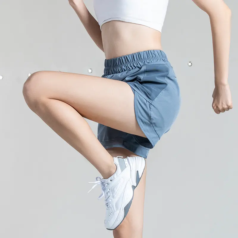 Juyitang summer net pocket sports anti-light pants loose running casual fitness sports shorts