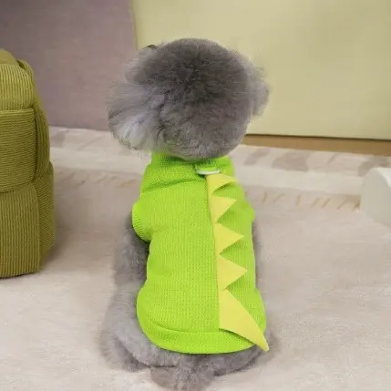 Amazon's new spring and summer dog clothes, cute dinosaur thin sunscreen clothes, cat and dog anti-hair loss vest