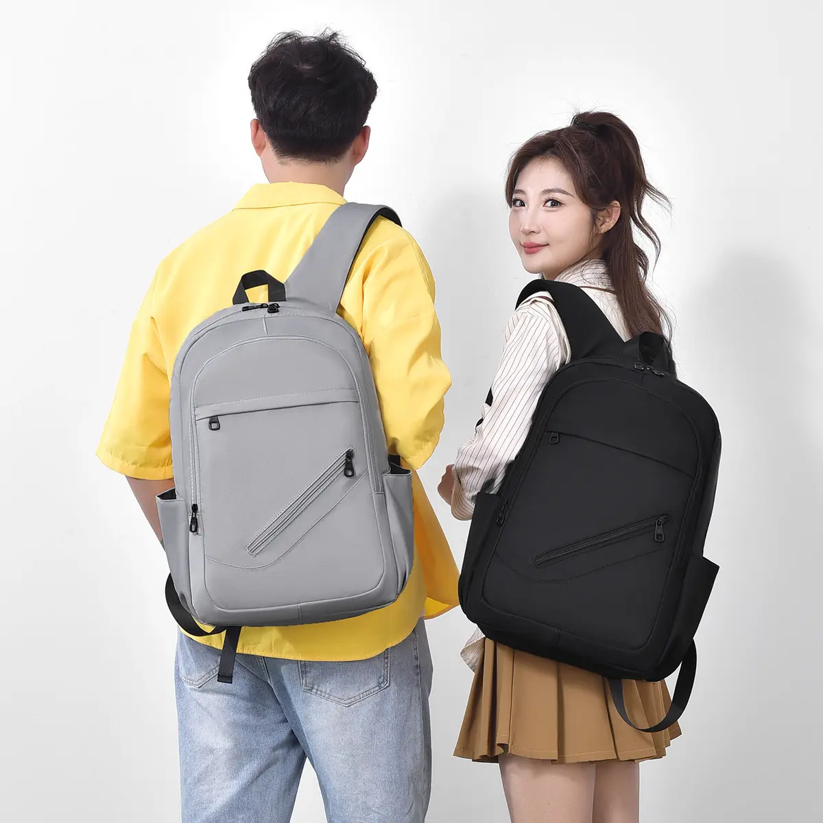 Fashion backpack large capacity backpack 15.6 inch laptop bag student backpack women backpack men
