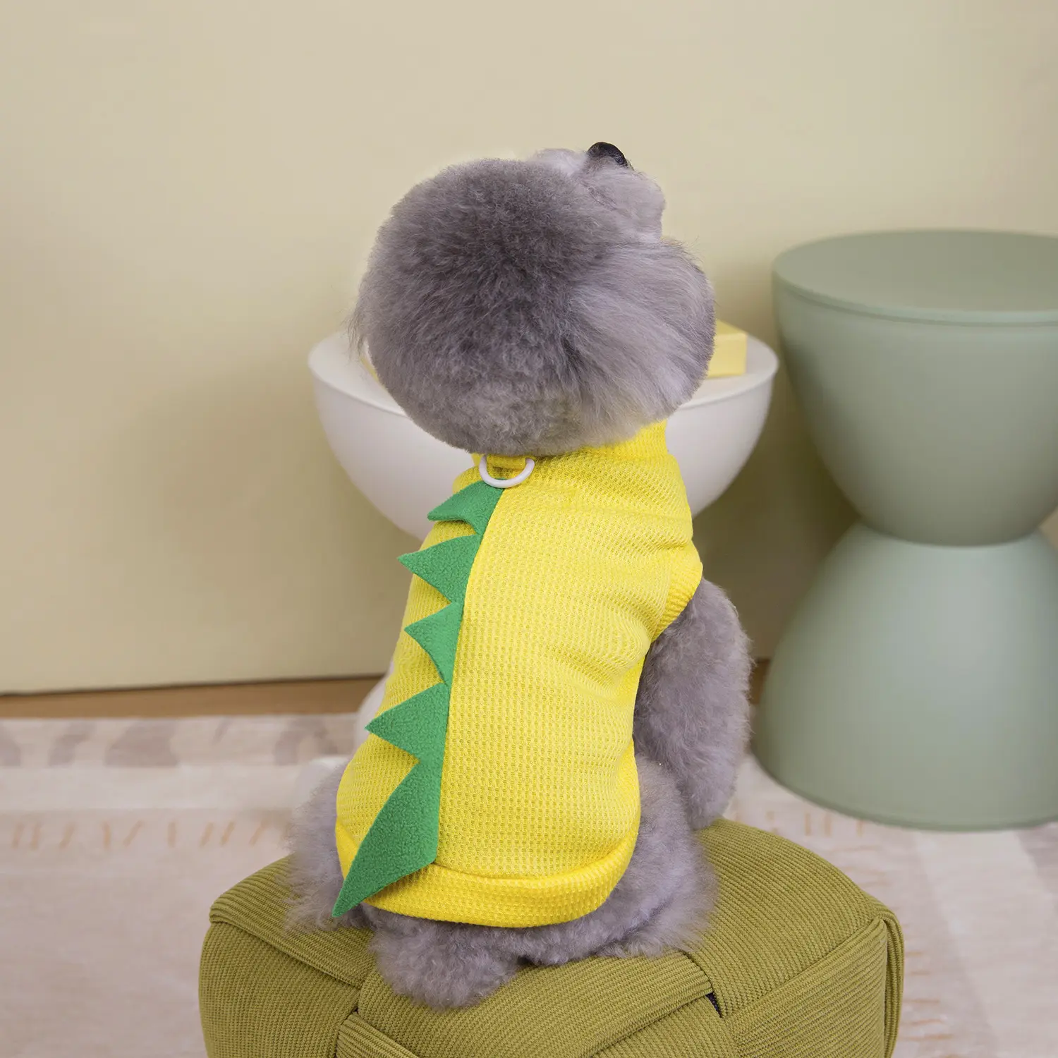 Amazon's new spring and summer dog clothes, cute dinosaur thin sunscreen clothes, cat and dog anti-hair loss vest