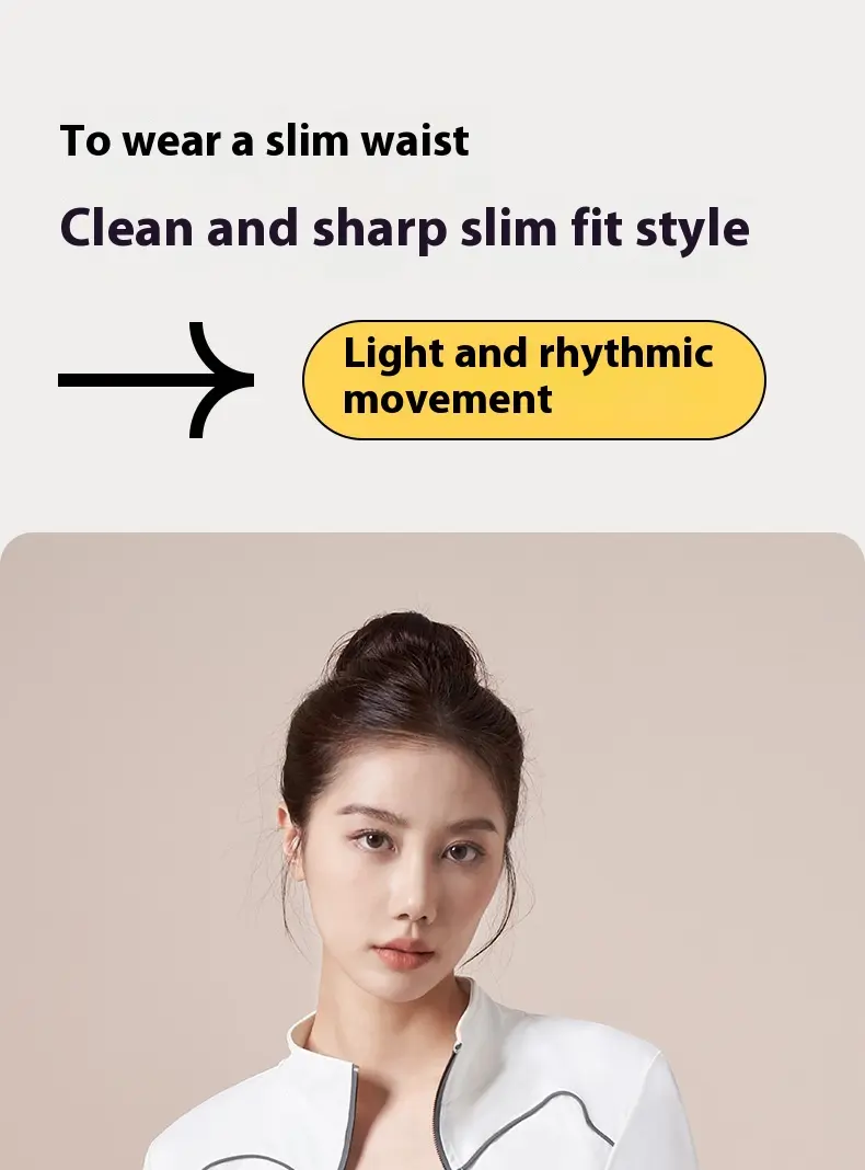 Juyitang night running reflective sports jacket outdoor casual running stand-up collar windproof yoga jacket women