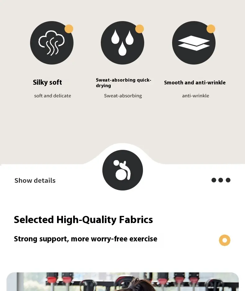 Juyitang neck-hanging bra-free yoga clothes fake two-piece sports tops and fitness clothes