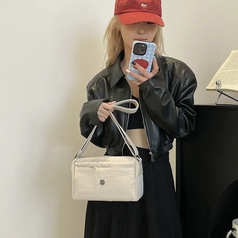 Crossbody bag women versatile canvas shoulder bag fashion lightweight versatile large capacity bag handbags crossbody