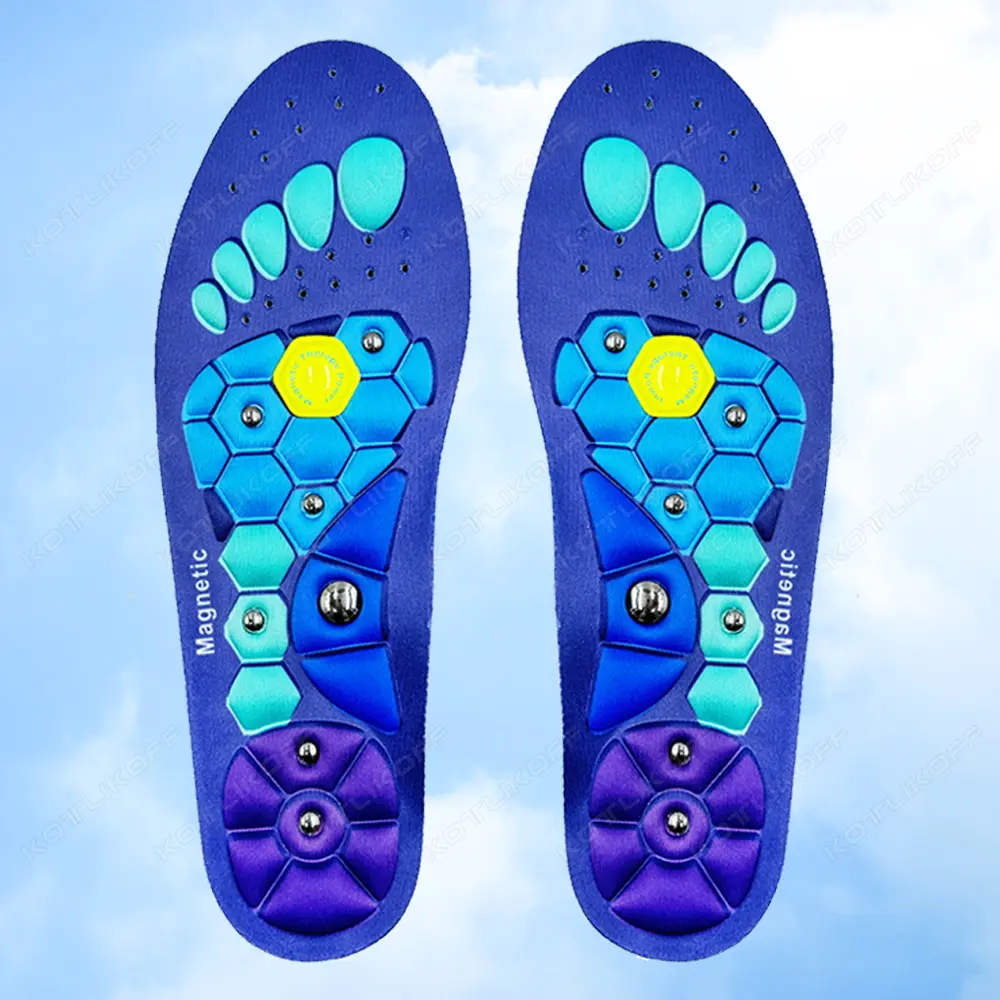 Semelles de sport de thérapie magnétique médicale, massage du pied, perte de poids,  coussinets de chaussures