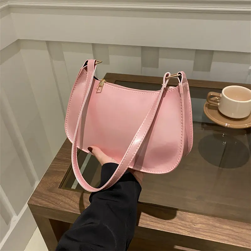Fashion Korean version of single shoulder bag women's new Instagram solid color gentle small square bag handbags  designer bags
