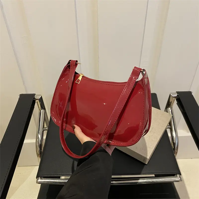 Fashion Korean version of single shoulder bag women's new Instagram solid color gentle small square bag handbags  designer bags