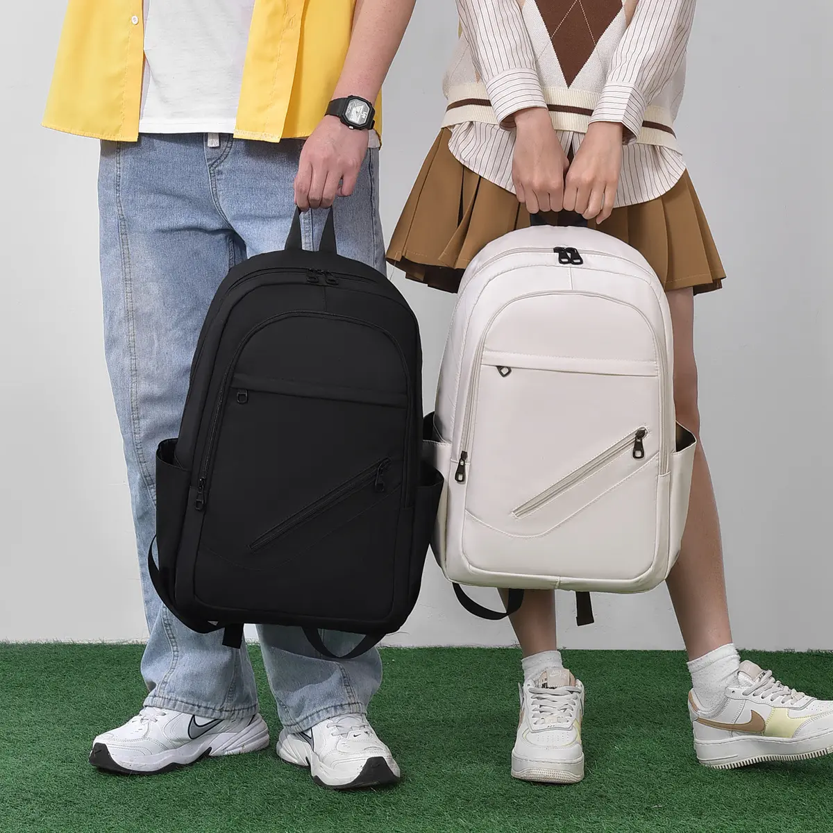 Fashion Backpack Large Capacity Backpack 15.6 Inch Laptop Bag Student School Bag