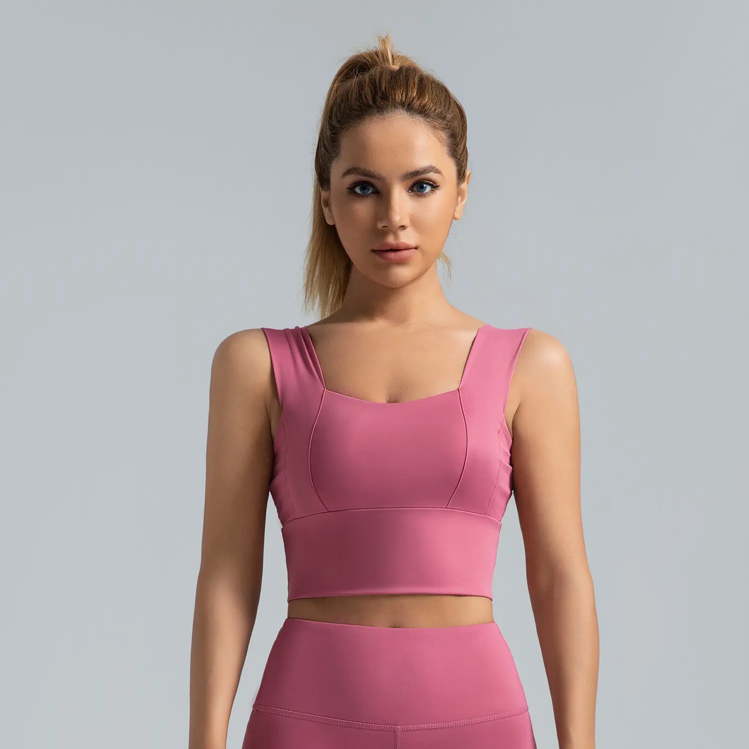 border area Wide shoulder strap Beauty back Sports underwear Shockproof and anti-sagging Running Fitness Gathering Sports bra