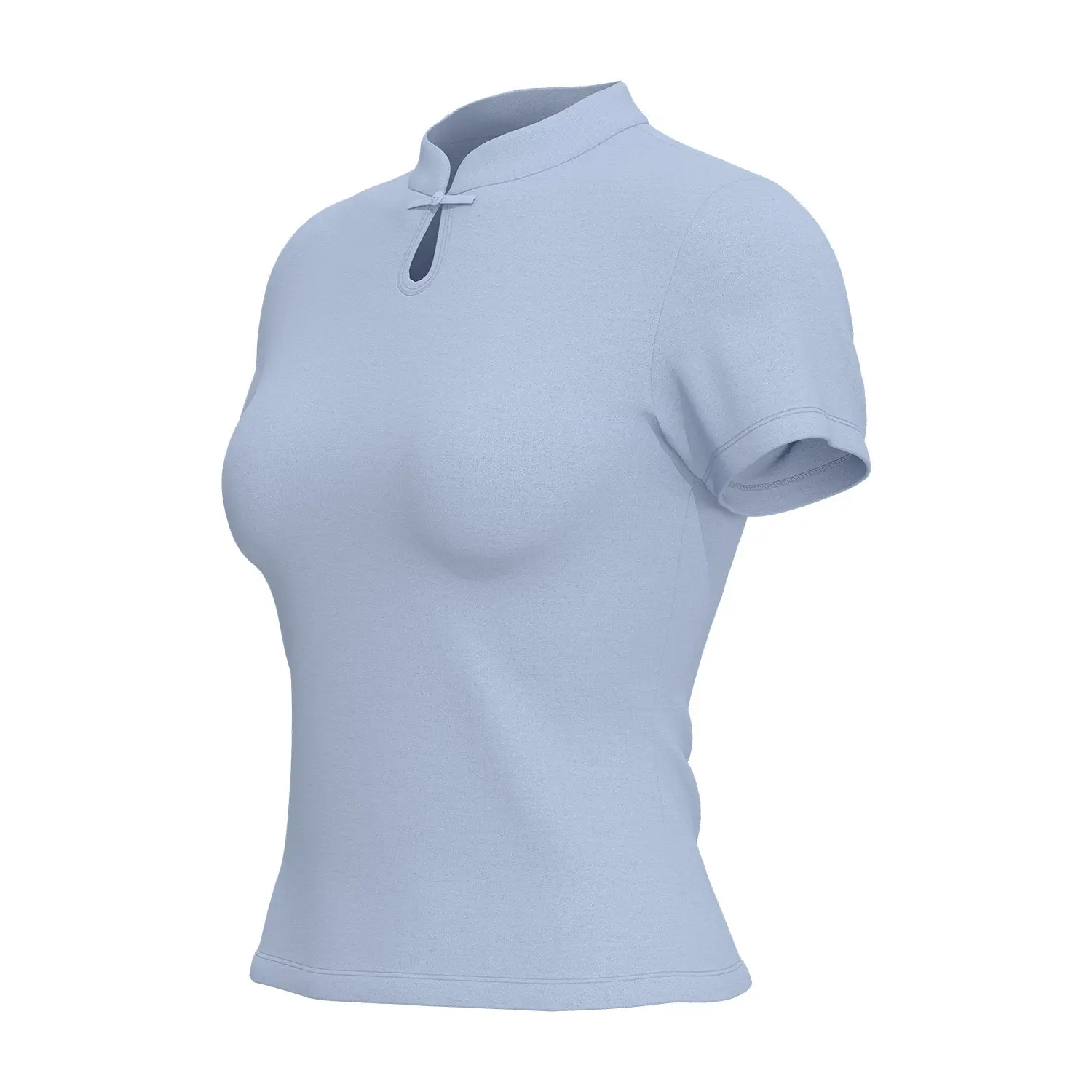 Juyitang's new national style yoga short-sleeved women's disc-buckled Chinese sports top summer national tide yoga clothes