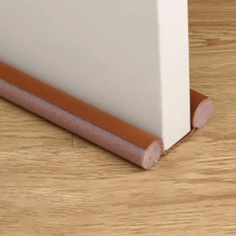 93cm Door Bottom Seal Strip Flexible Wind Noise Reduction Stopper Under Door Blocker Anti Collision Dustproof Soundproof Strips
