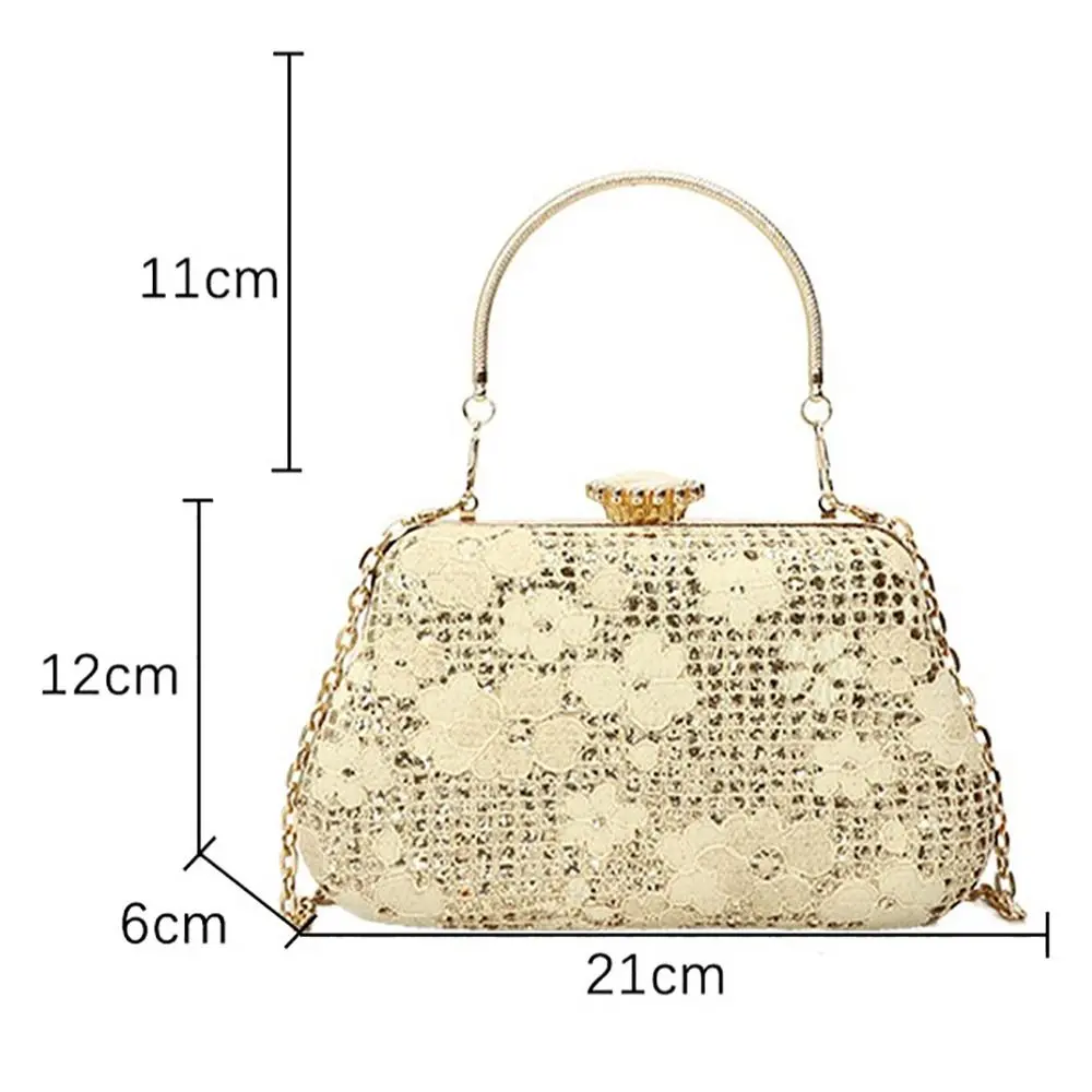 Fashion Evening Bags Luxury Banquet Bag Women Chain Shoulder Bag Rhinestone Clutch Handbag Crossbody Bag