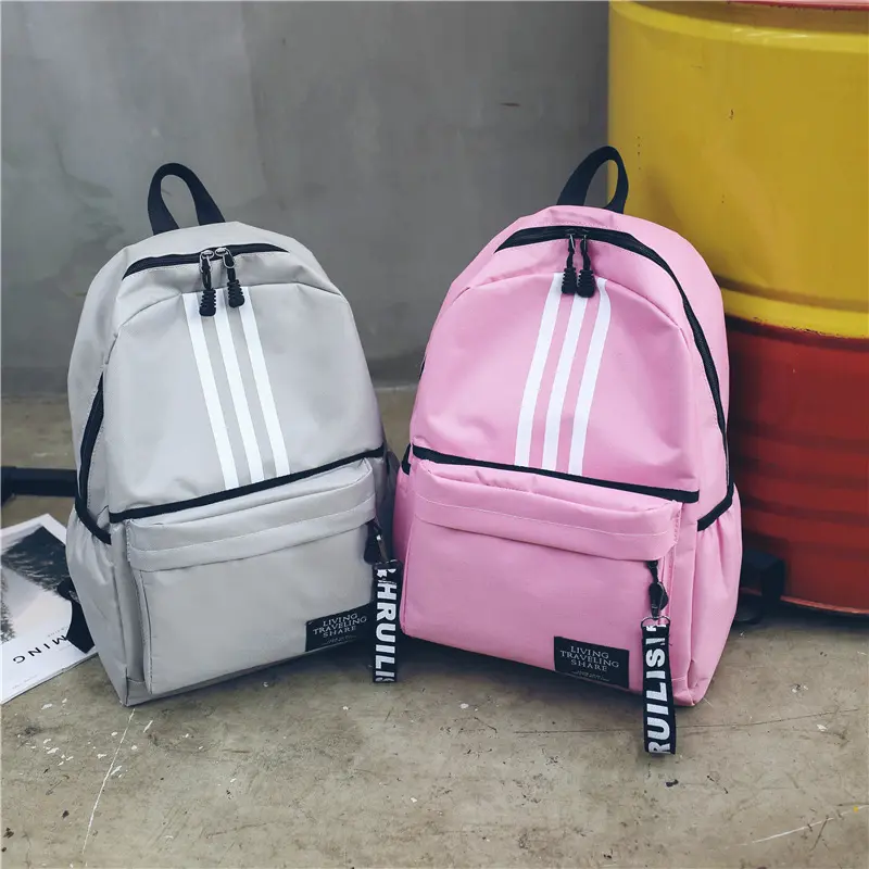 New backpack male large capacity couple backpack University high school student backpack campus travel tide double back