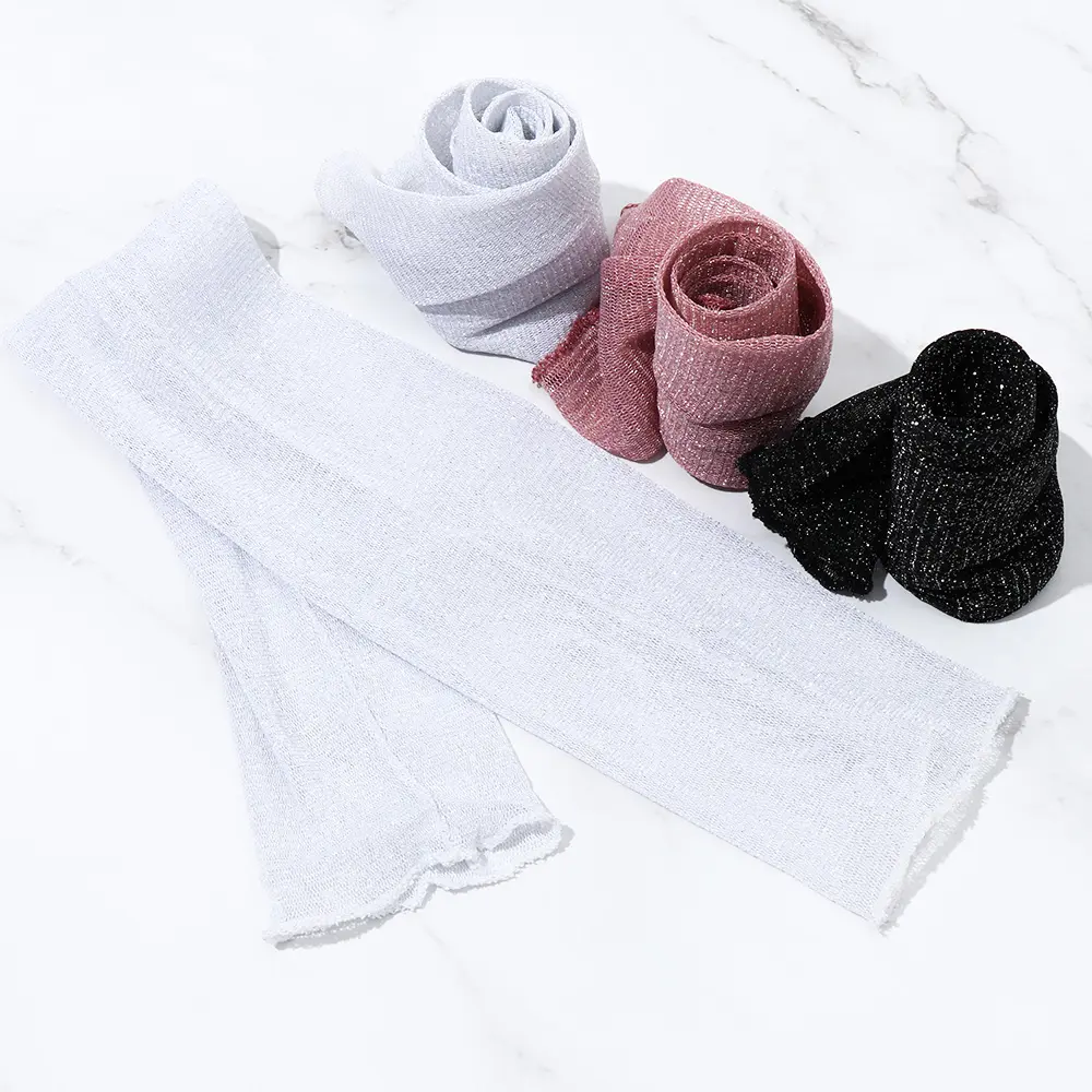 1Pair Summer Sun Protection Sleeves Mesh Lace UV Thin Long-Sleeved Bike Breathable Cycling Gloves Driving Arm Warmers Sleeves