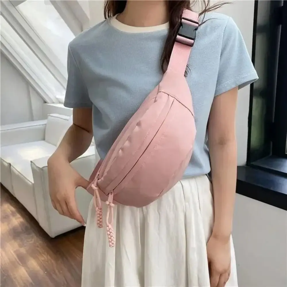 Half Moon Women's Chest Bag New Oxford Cloth Large Capacity Crossbody Bag Multifunctional Waterproof Waist Bags Travel Bag