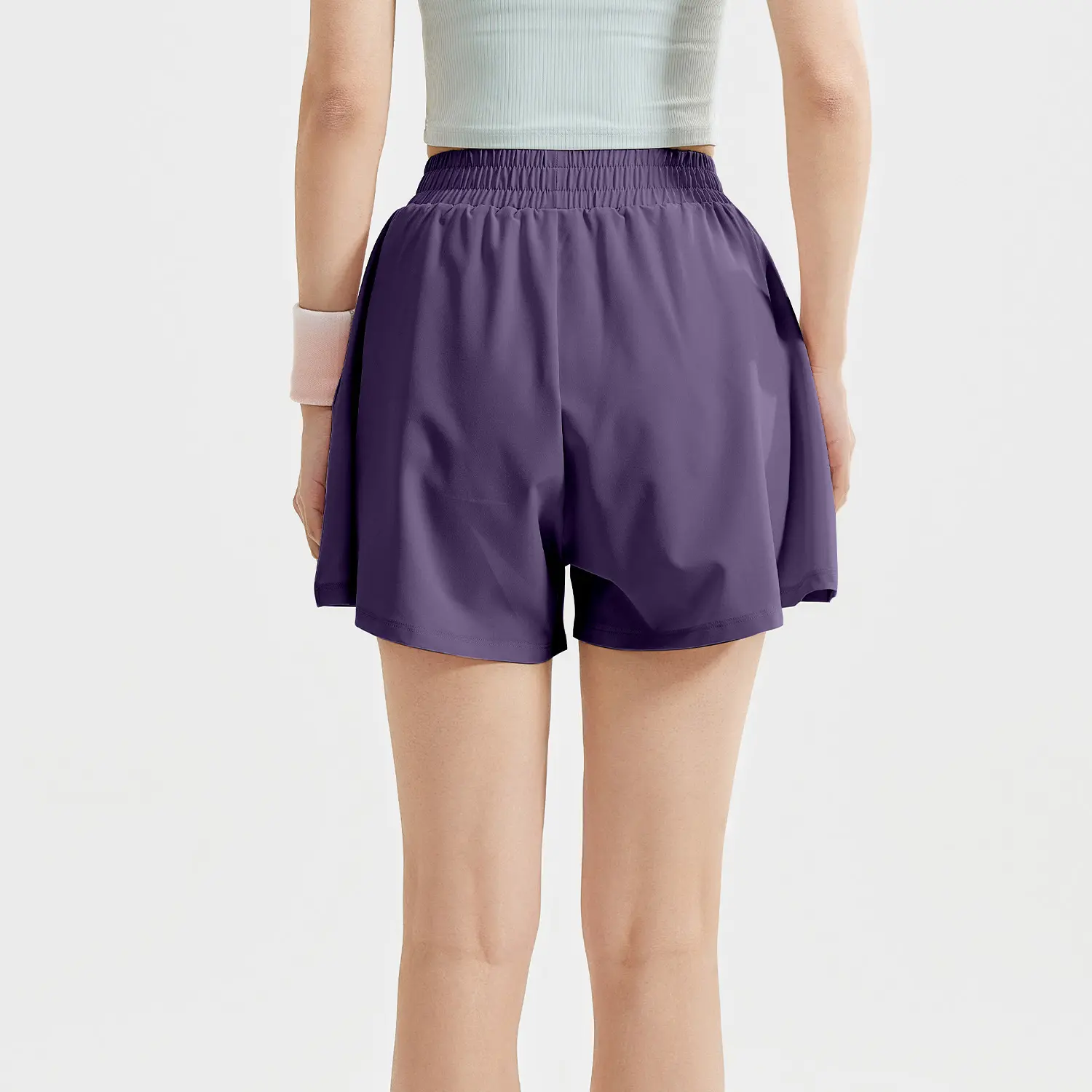 Juyitang summer casual sports shorts women's running outdoor high waist hip fitness pants household shorts