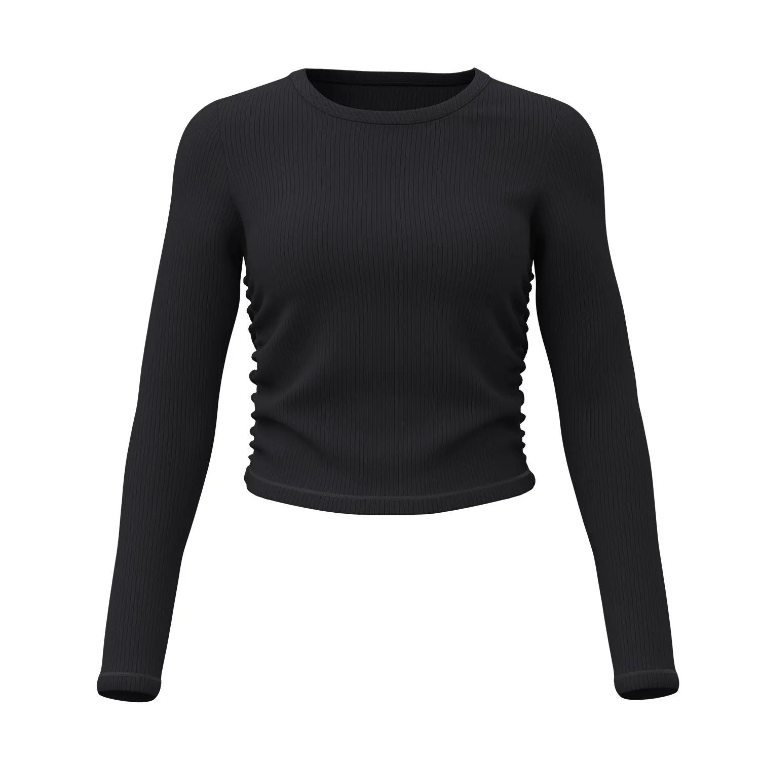 Juyitang autumn new slim yoga top breathable and thin waist yoga clothes long sleeves