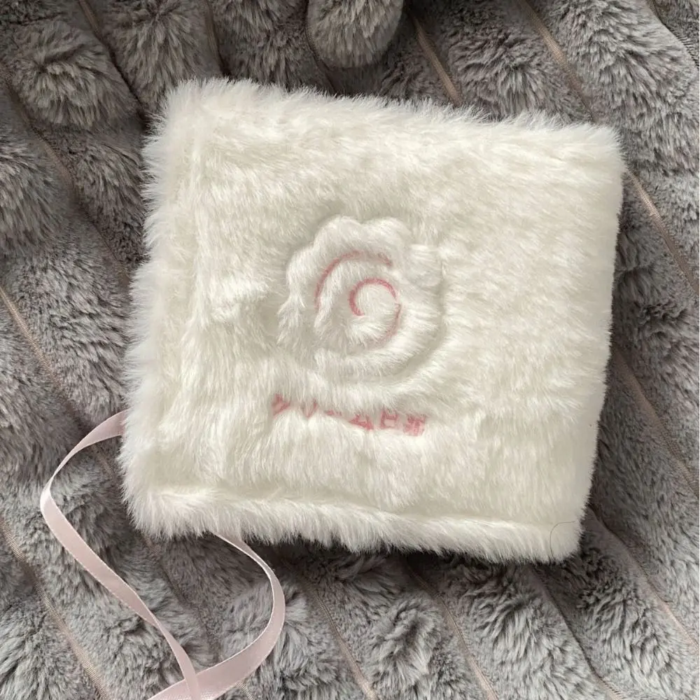 A5 INS 3-inch Small Card Storage Star Pattern Plush Photo Album Binder Photocard Collection Books Loose-leaf Photocard Holder