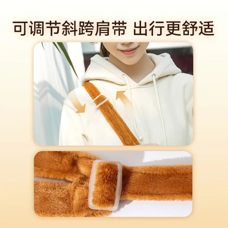 Dog bag Autumn and winter portable outing bag Warm windproof Bear cute cute shoulder bag Cat bag pet crossbody bag dog backpack