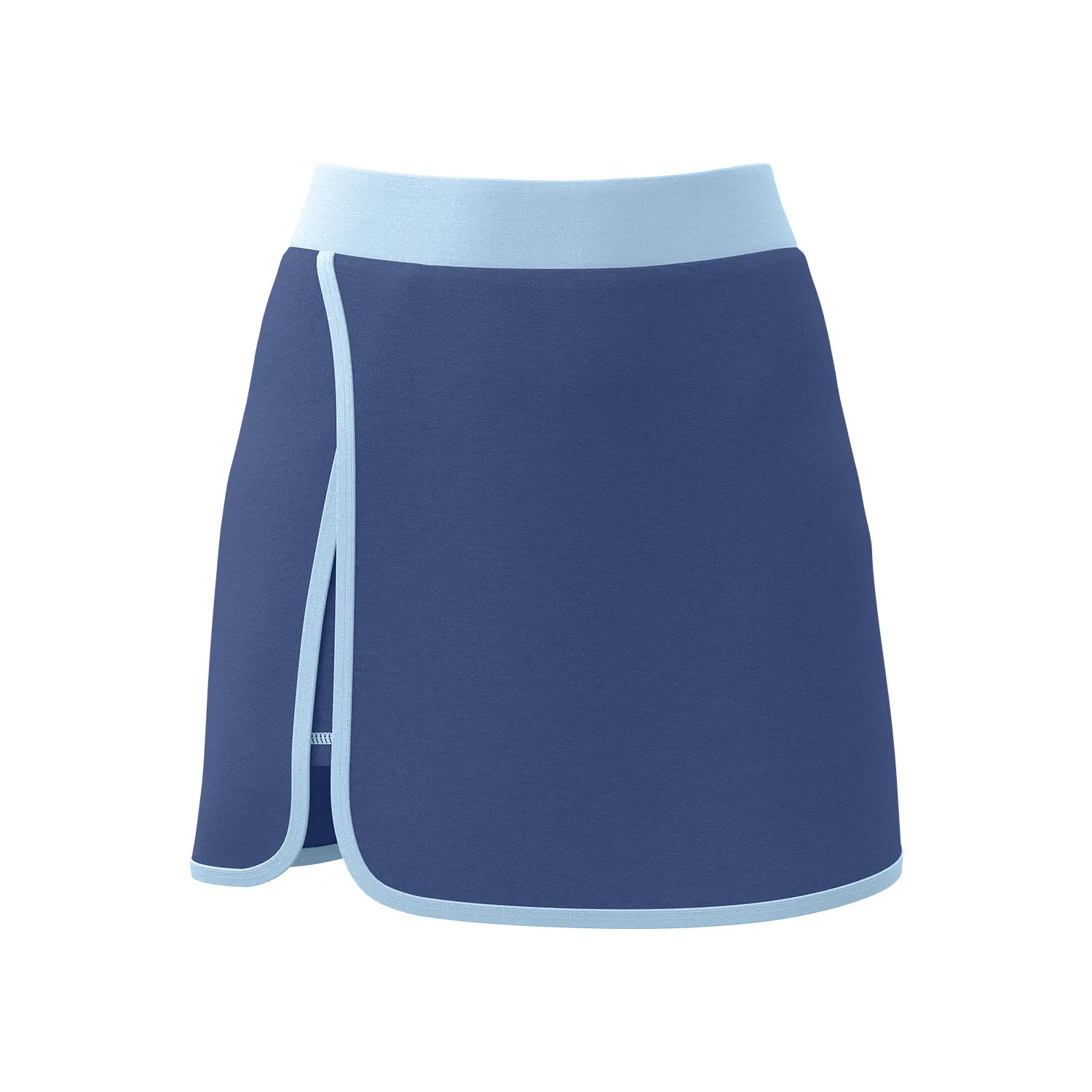 Juyatang linear yoga skirt fake two pieces anti-light built-in pocket fitness sports skirt