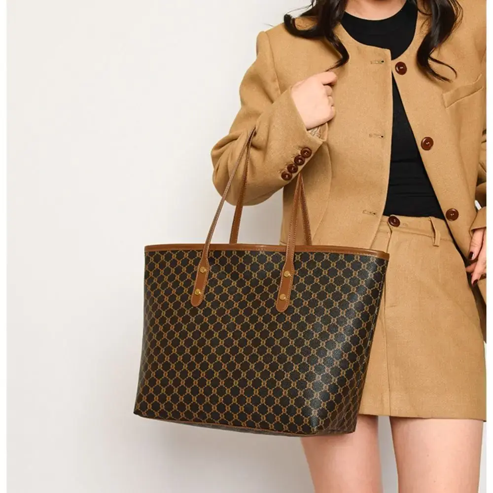 Fashion Women Handbags Classic Design  Shoulder Bag Large Capacity Tote Bag Ladies Casual Commuting Bag
