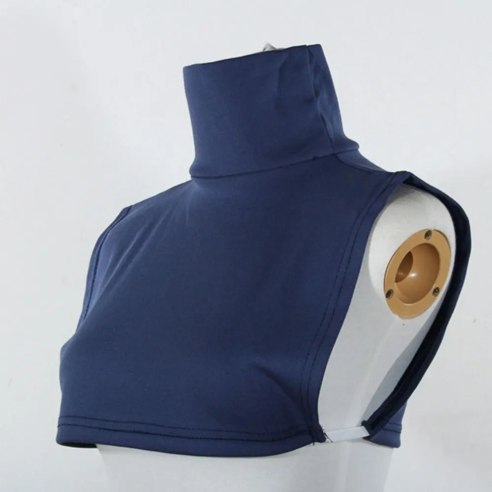 New Solid Color Turtleneck Fake Collar Portable Extensions Muslim Modal Half Top Blouse Women Detachable Mock Neck Cover