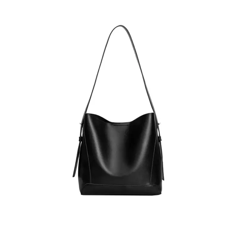 New bucket bag simple advanced sense Tote bag autumn and winter underarm bag large capacity pu shoulder bag tote bag