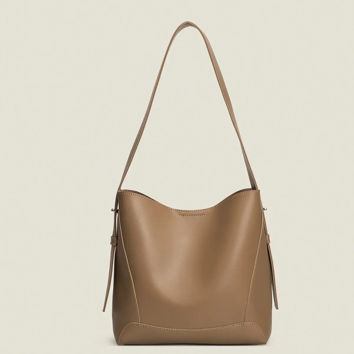 New bucket bag simple advanced sense Tote bag autumn and winter underarm bag large capacity pu shoulder bag tote bag