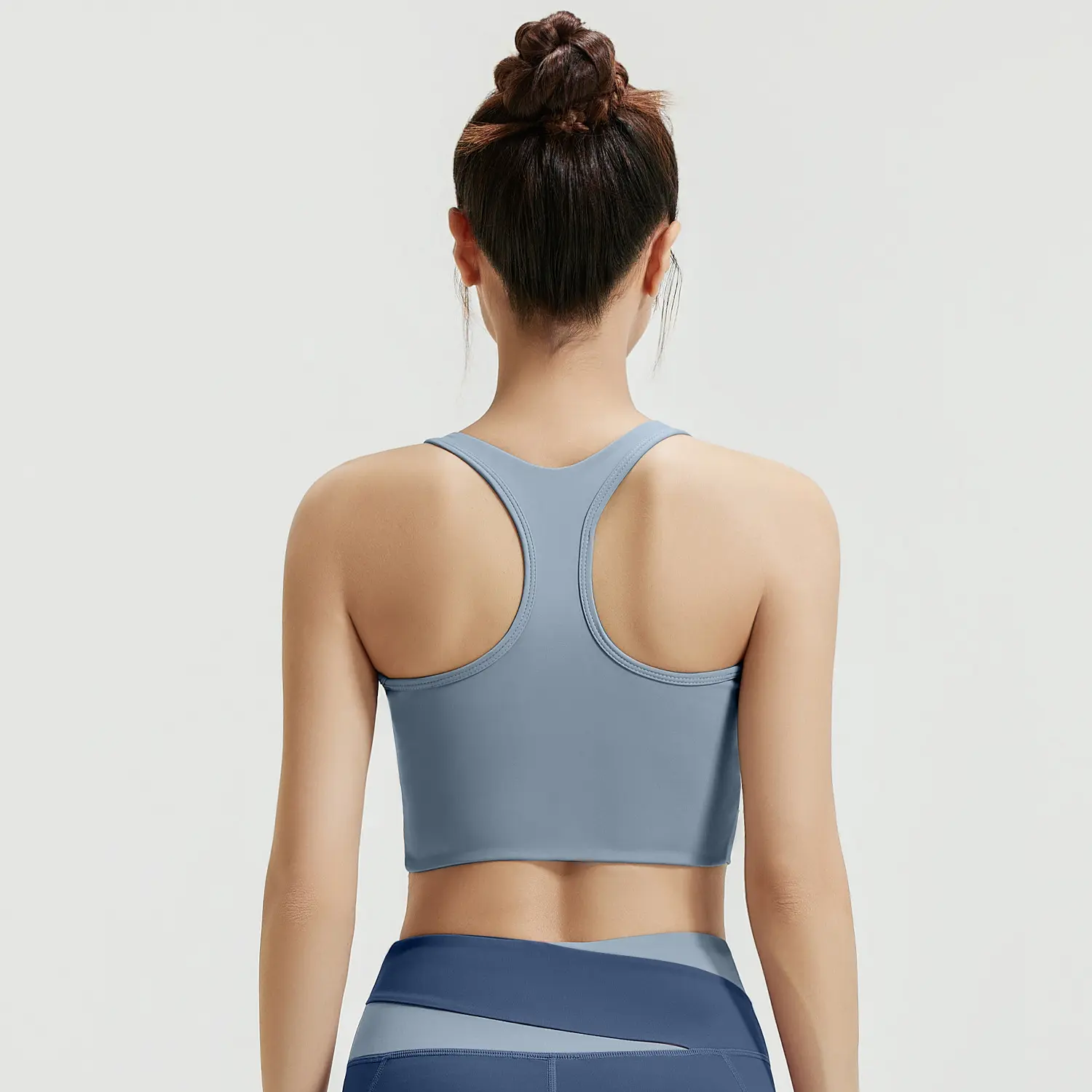Juyitang color matching sports underwear women's high-strength shockproof fitness vest naked beauty back running yoga bra