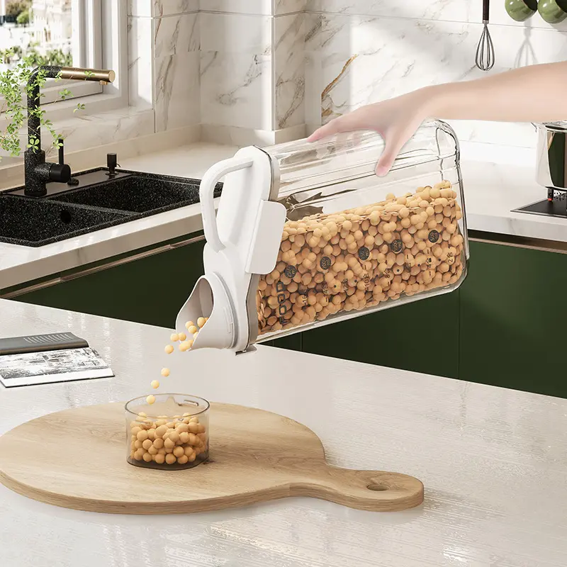 Household multi-grain storage box Kitchen food-grade grain storage tank Sealed moisture-proof portable multi-grain jar