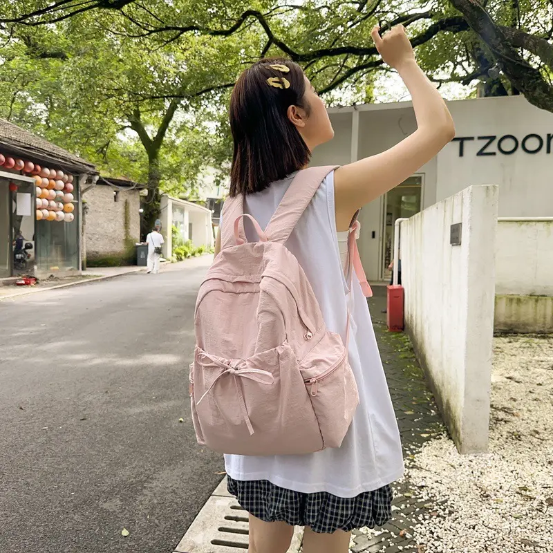Simple backpack casual commuter versatile backpack women