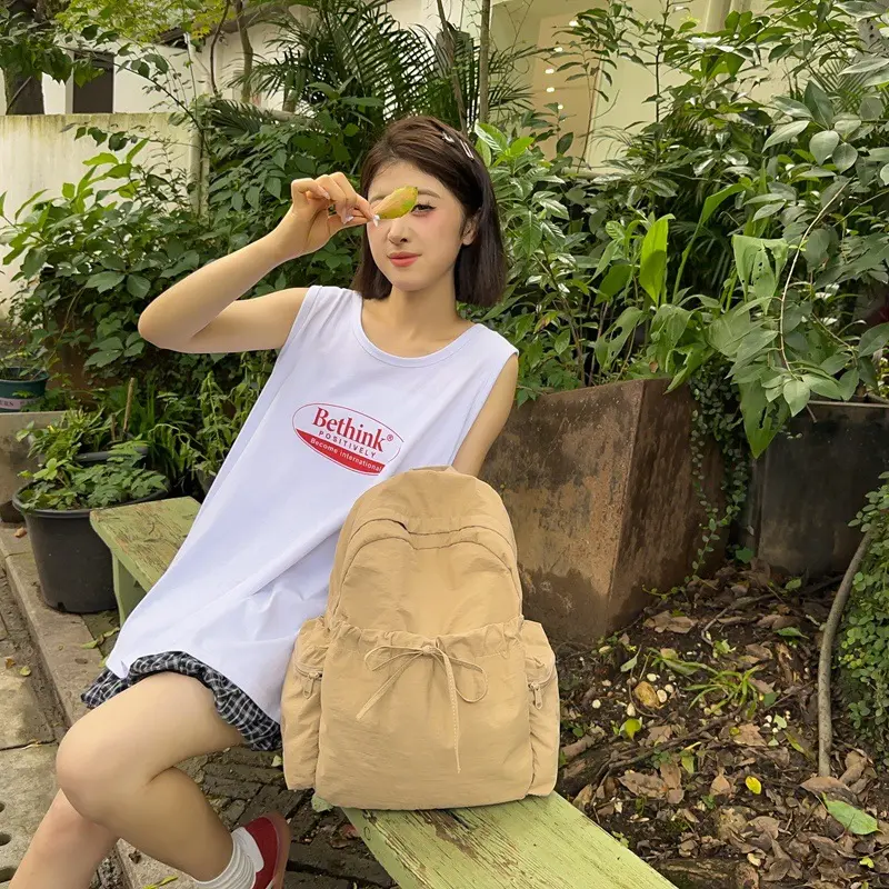 Simple backpack casual commuter versatile backpack women