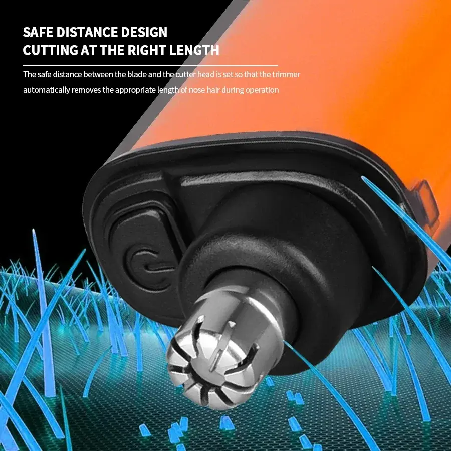 2 In 1 Electric Portable Ear And Nose Hair Trimmer Clipper 2025 Professional Painless Portable Eyebrow For Men