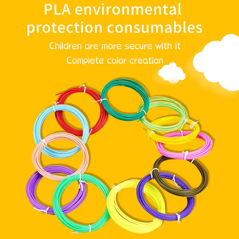 Electronic 3D Printing Pen With LED Display 10M PLA Filament Children USB Drawing Tool Drawing Toy DIY Christmas Birthday Gift