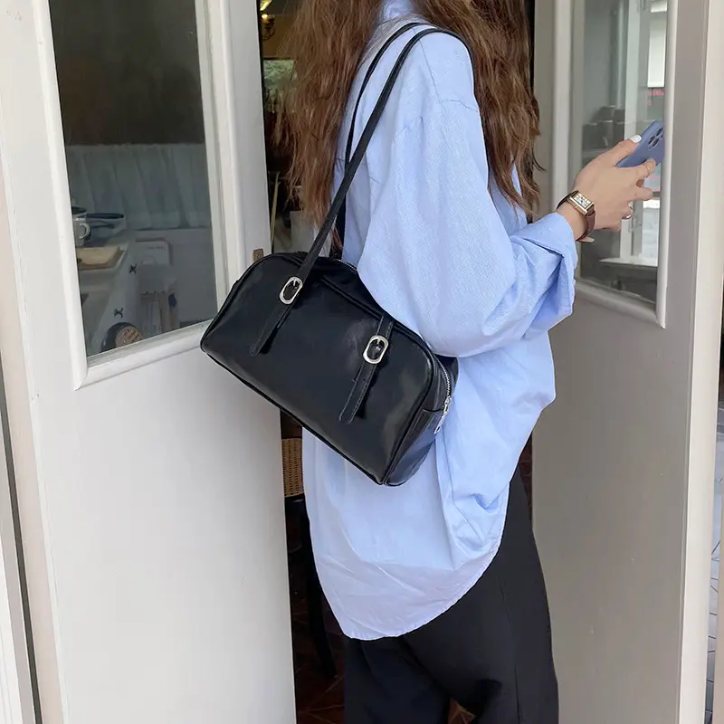 Spring green shoulder bag small casual underarm bag South Korean Instagram bag new commuter bag