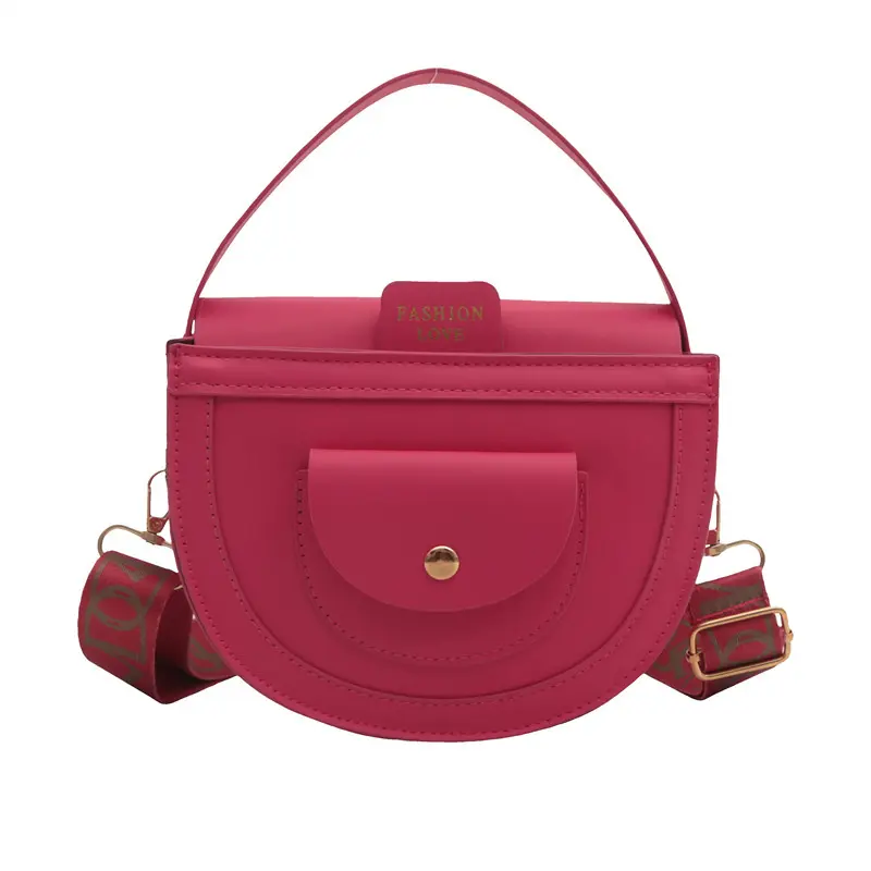 New summer bags Women's fashion simple shoulder bag Fashion western saddle bag Leisure commuter crossbody bag