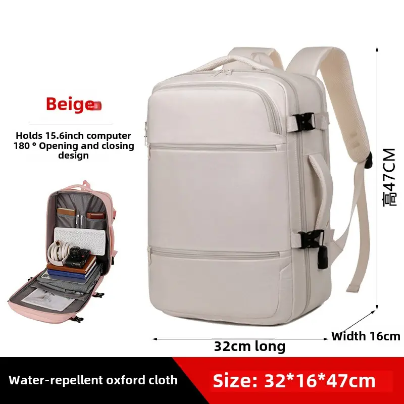 Waterproof business travel backpack large capacity women's advanced sense light travel backpack men advanced sense computer bag